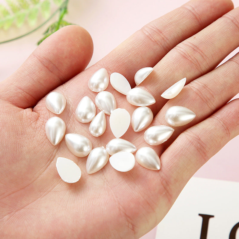 Pearl Flat Nail Enhancement