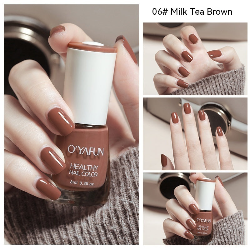 O'YAFUN Nail Polish New Water-based Long-lasting Quick-drying Transparent