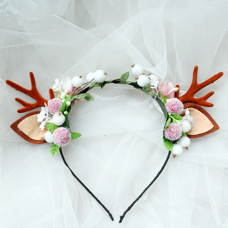 New Christmas Children's Headband Elk Headdress
