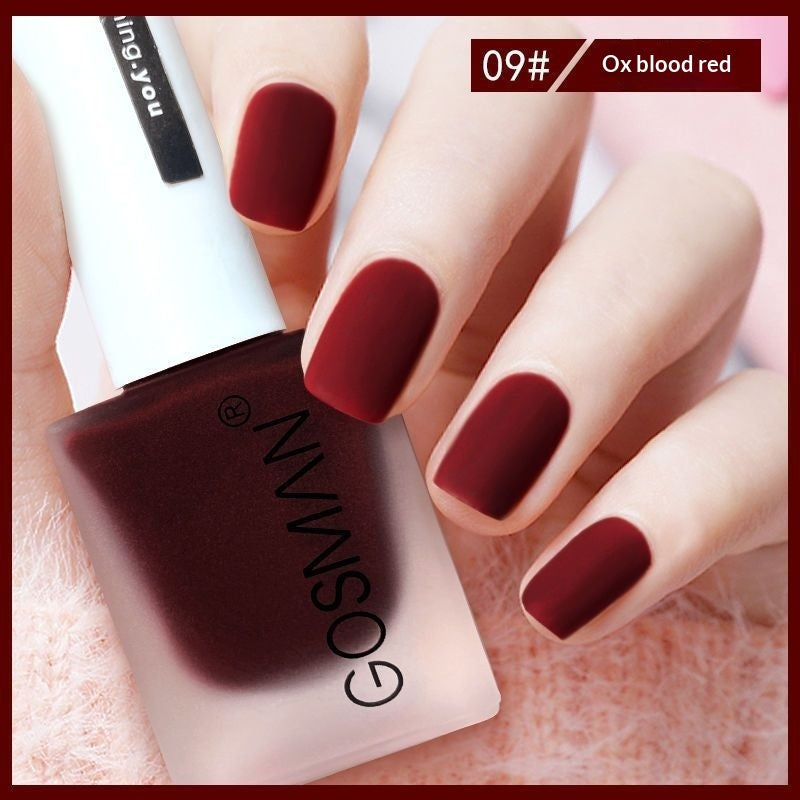 Gosman Quick-dry Matte Nail Polish, Non-peel