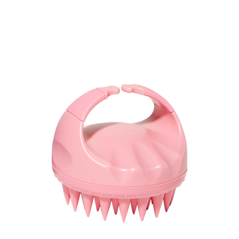 Factory Direct Sales Amazon Hot Sale Hand-held Silicone Shampoo Brush Massage Brush Shampoo Comb Bath Massage Tool