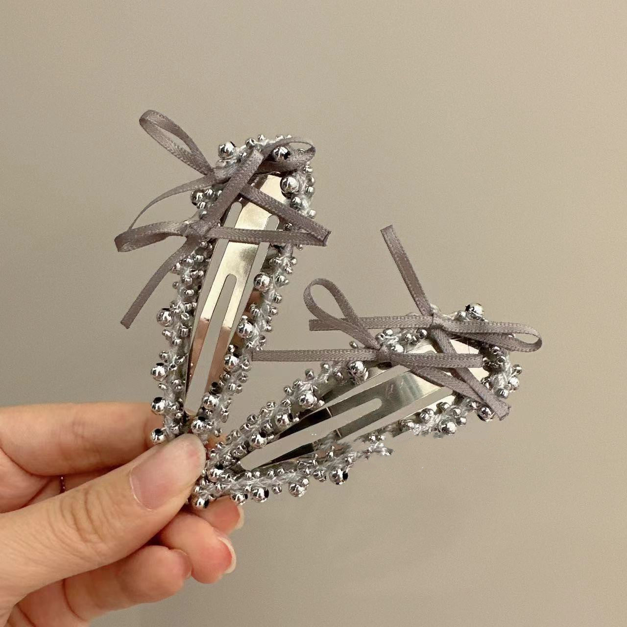 Fashion Bangs Broken Hair Bow Barrettes