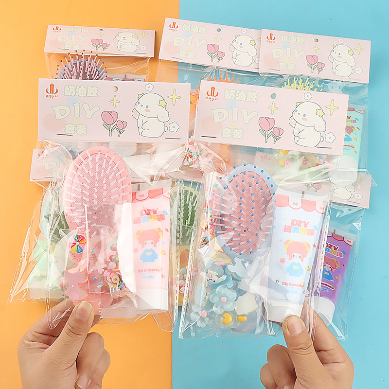 Cream Glue Comb Diy Material Package