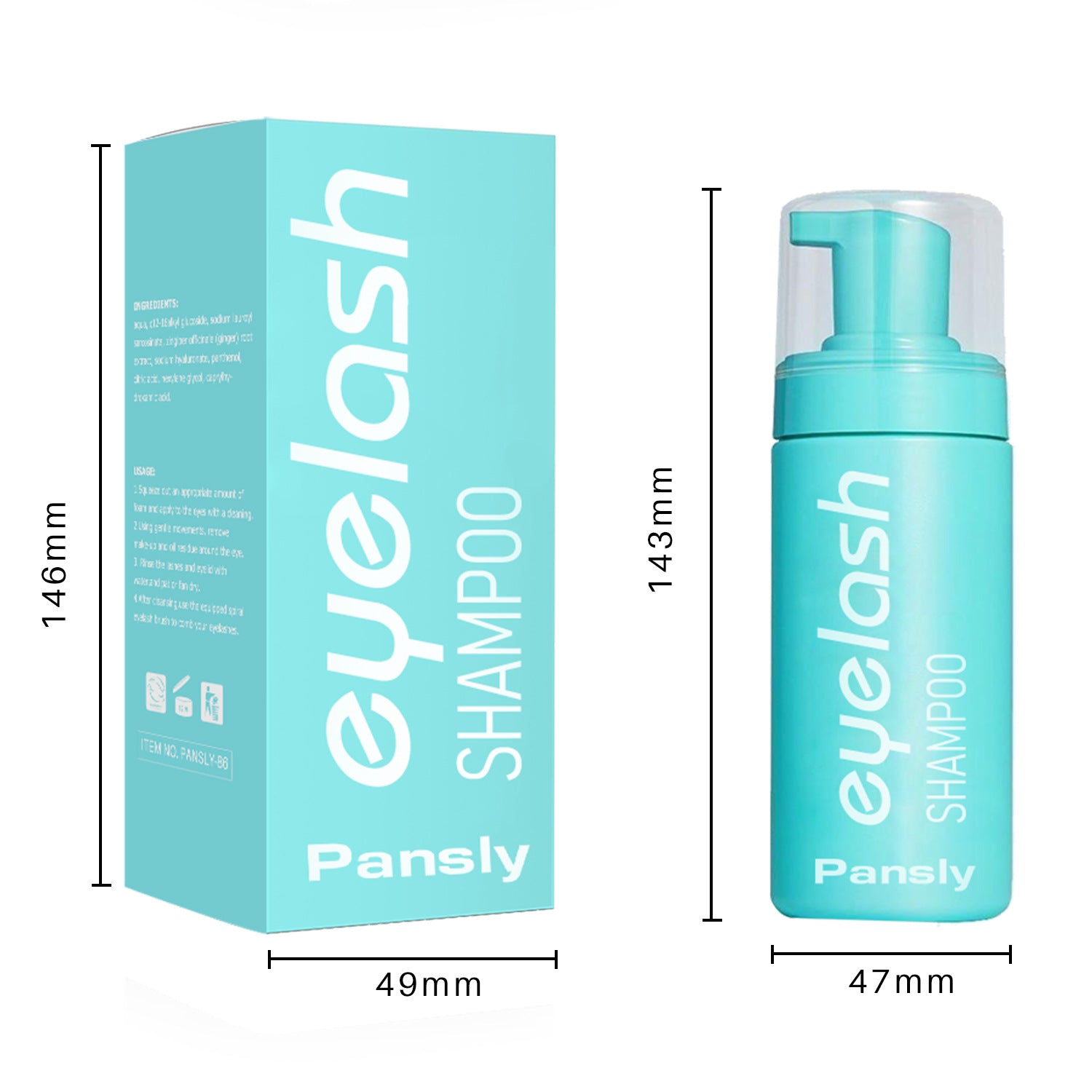 Eyelash Shampoo Cleaning Makeup Remover