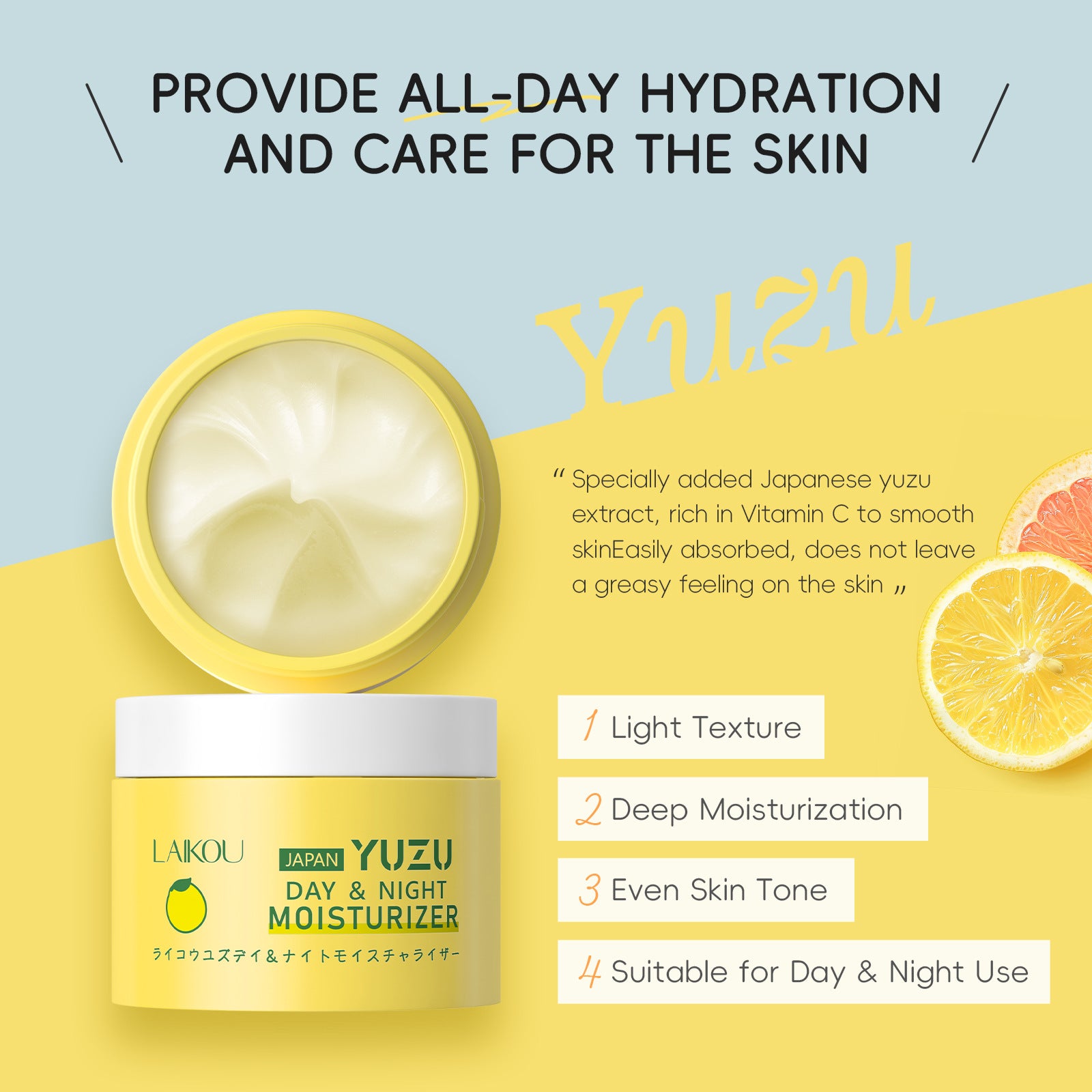 Grapefruit Cream 25g Hydrating And Moisturizing