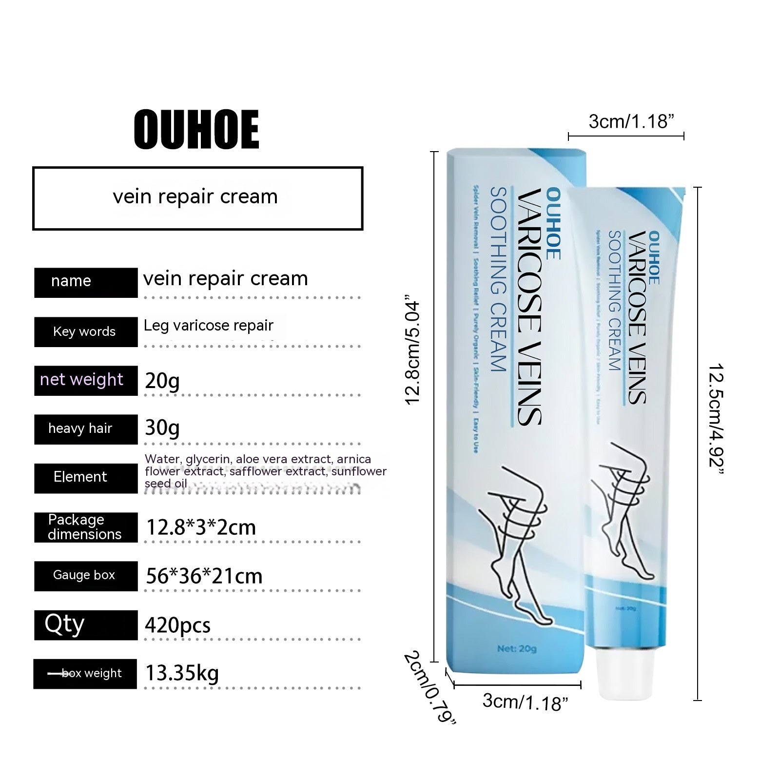 Intravenous Repair Cream Relieve Leg Pain Leg Massage Soreness Maikang Neck Cream