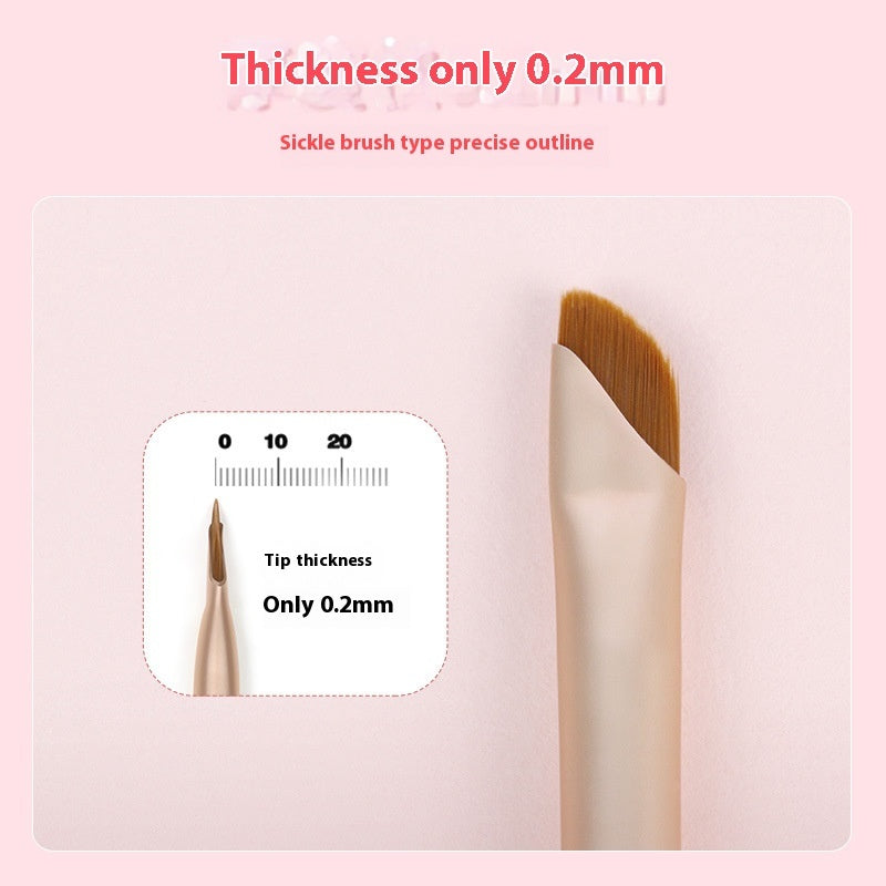 Grababi Sickle Eyeliner Brush Soft Hair Eye Blooming Blush Concealer