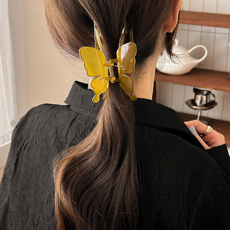 Summer Retro Elegant Butterfly Barrettes High-grade Large Size