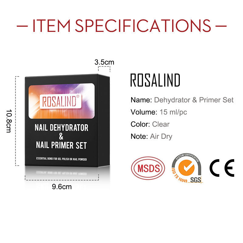 Rosalind Nail Art Desiccant Stapler Package UV Phototherapy Gel Anti-warping 15ml