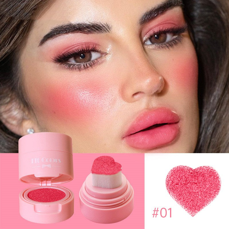 Fit Colors 6 Color Love Air Cushion Blusher Seal Repair Liquid Blush