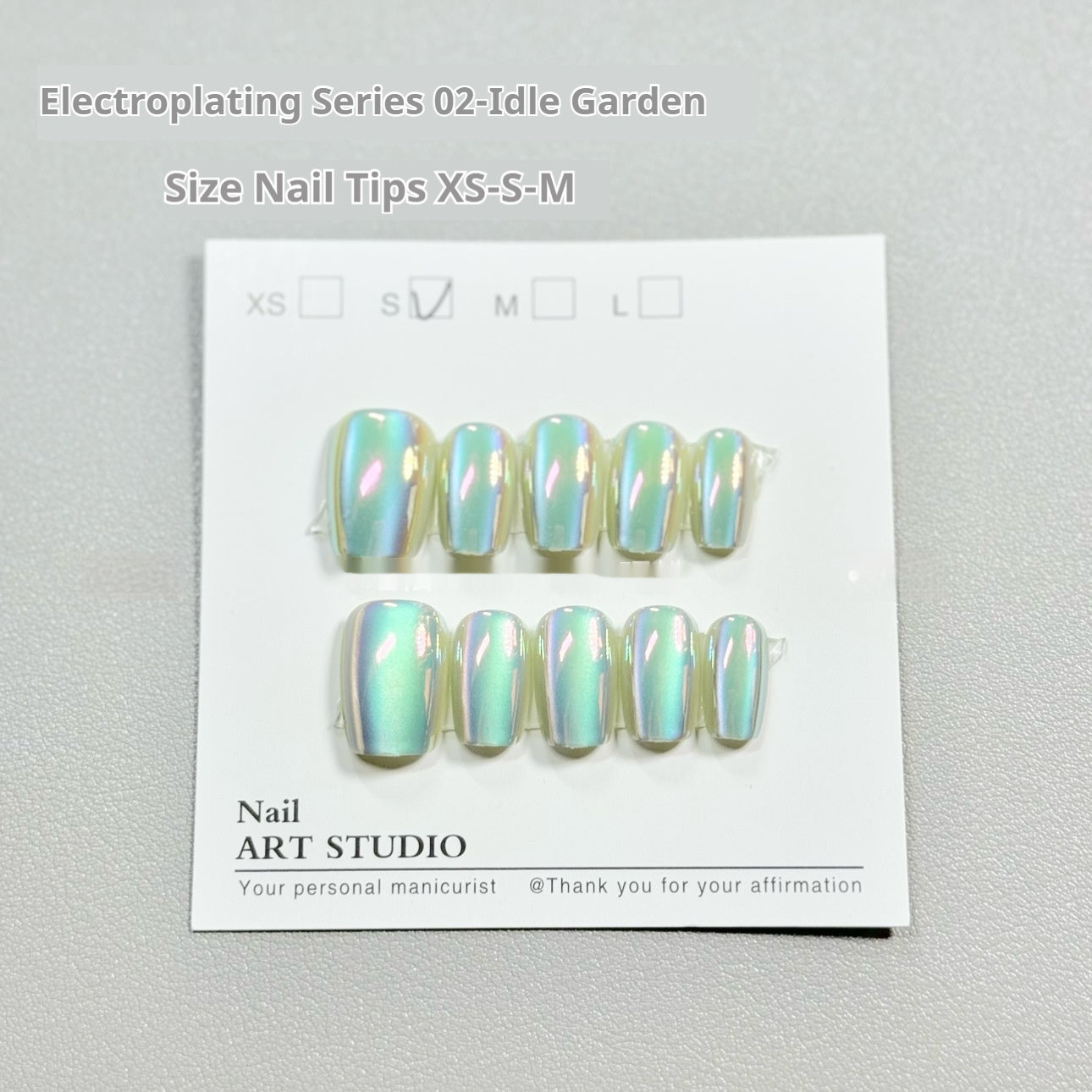 Nail Art Studio Electroplating Cat's Eye 02 Idle Court Wild Wadding Aurora Nail Wear Nail