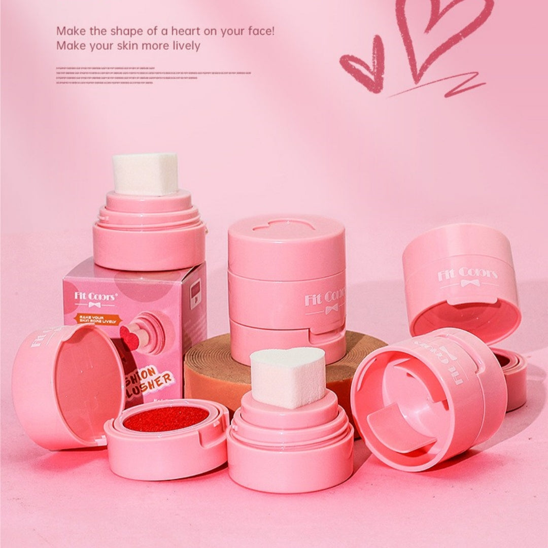 Fit Colors 6 Color Love Air Cushion Blusher Seal Repair Liquid Blush