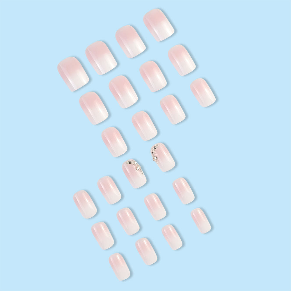 Women's Gradient Jelly Powder Nail Sticker