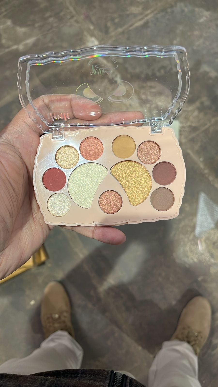 Eyeshadow Palette Shimmer & Glitter Shades Ã¯Â¿Â½(Pack of 1)
