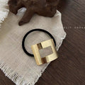 High stretch metal brushed hair rope