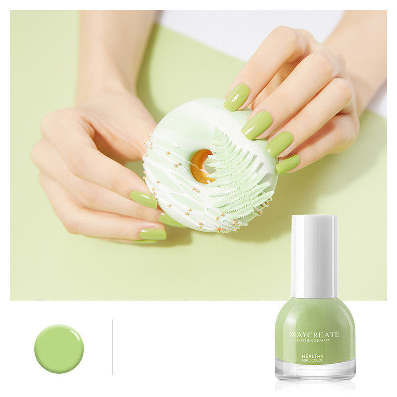 Maycreate Nail Polish Female Long-lasting Tear-free Baking Free Transparent Net Red Summer Nail Polish