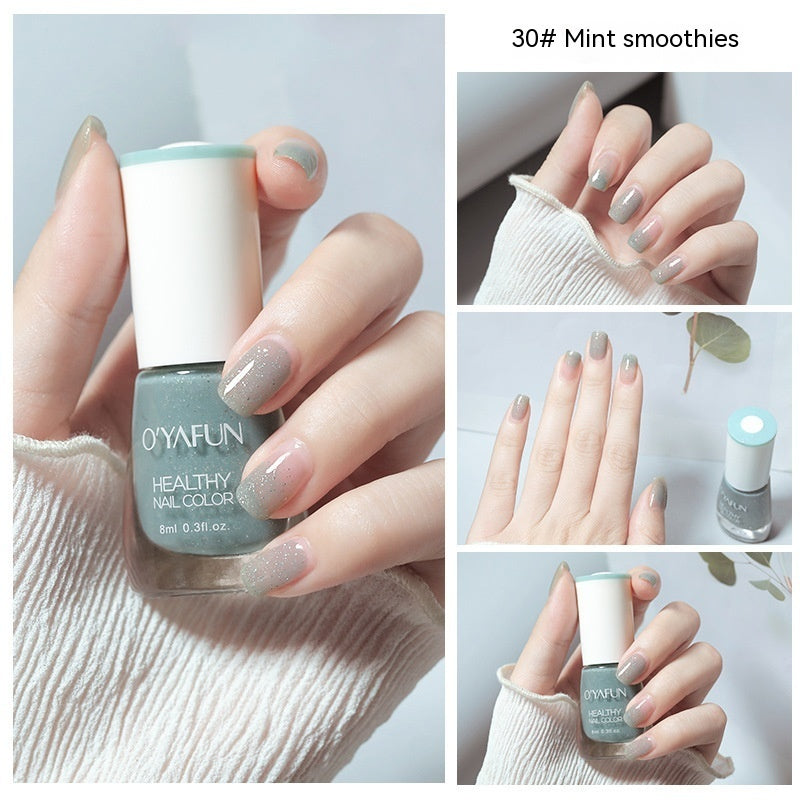 O'YAFUN Nail Polish New Water-based Long-lasting Quick-drying Transparent