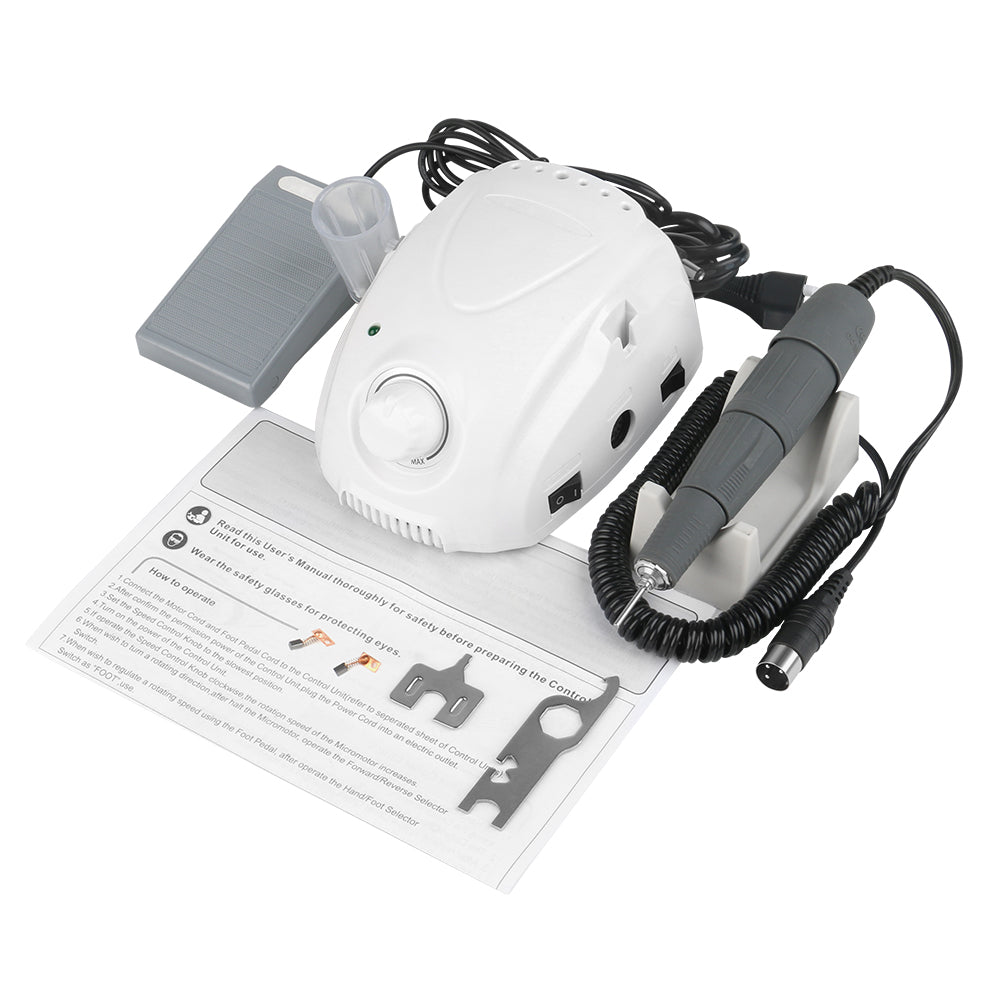 65W Manicure Machine 35000RPM Handpiece Polish Electric Nail