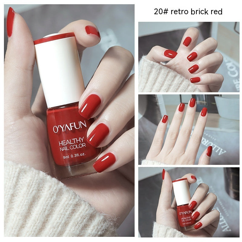O'YAFUN Nail Polish New Water-based Long-lasting Quick-drying Transparent