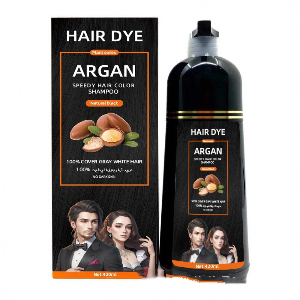 Hair Color Cream Bubble Black Dyed