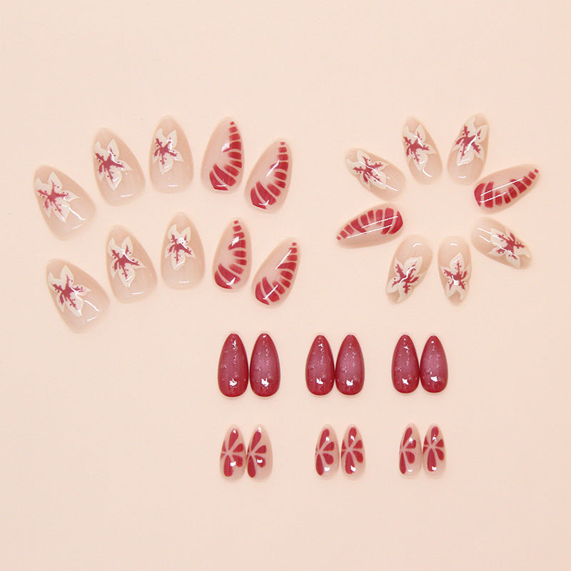 Nail Sticker Three-dimensional Flowers European And American Girls Sweet Style