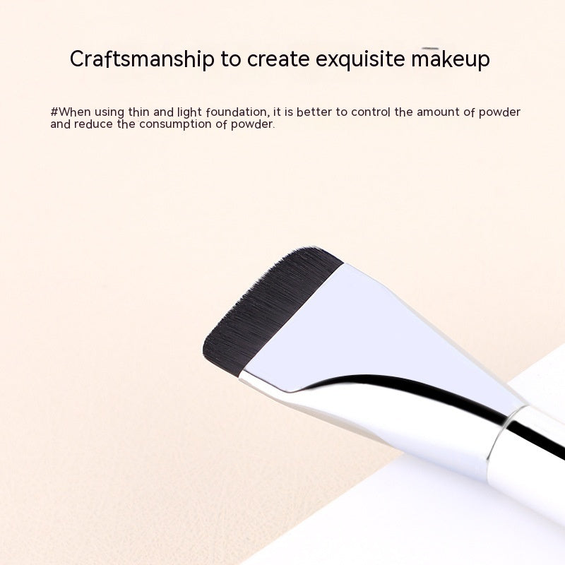 One-line Powder Foundation Brush Flat Head Light Concealer
