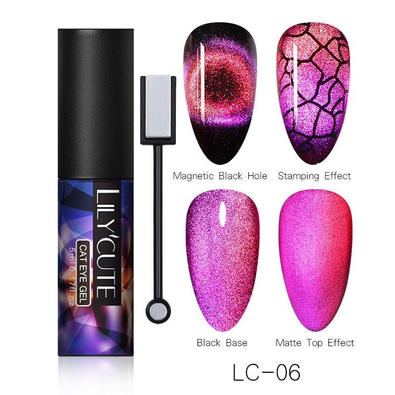 Lilycute Magic Wide Cat Eye Nail Polish