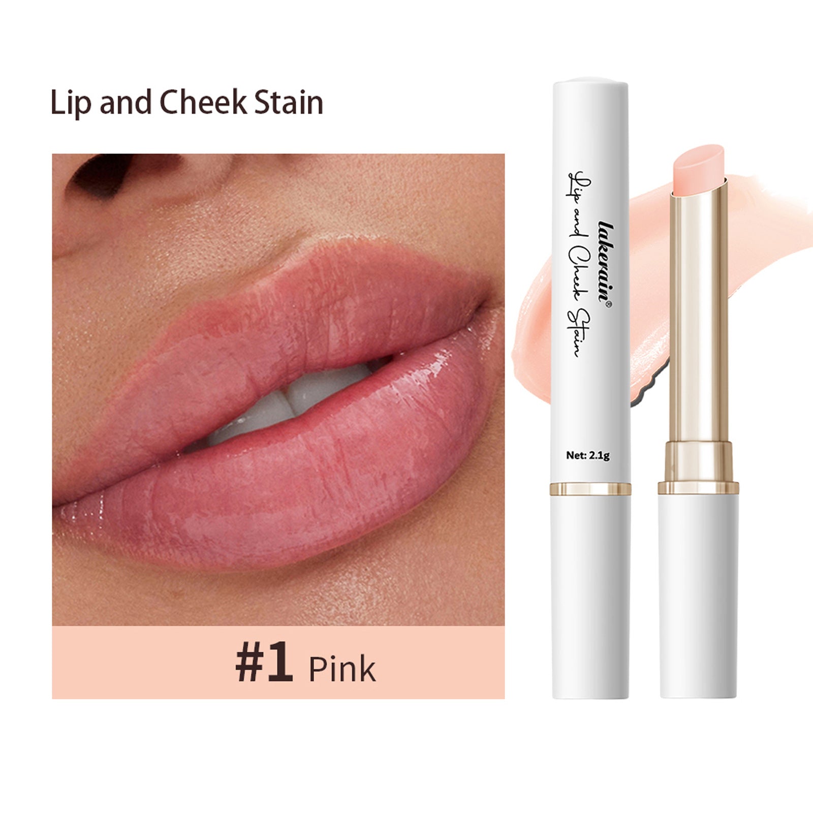 Lip And Cheek Dual-purpose Temperature Change Lipstick Moisturizing And Nourishing Lasting