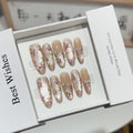 Best Wishes Hand-worn Nail Nude Ice Through Cat's Eye