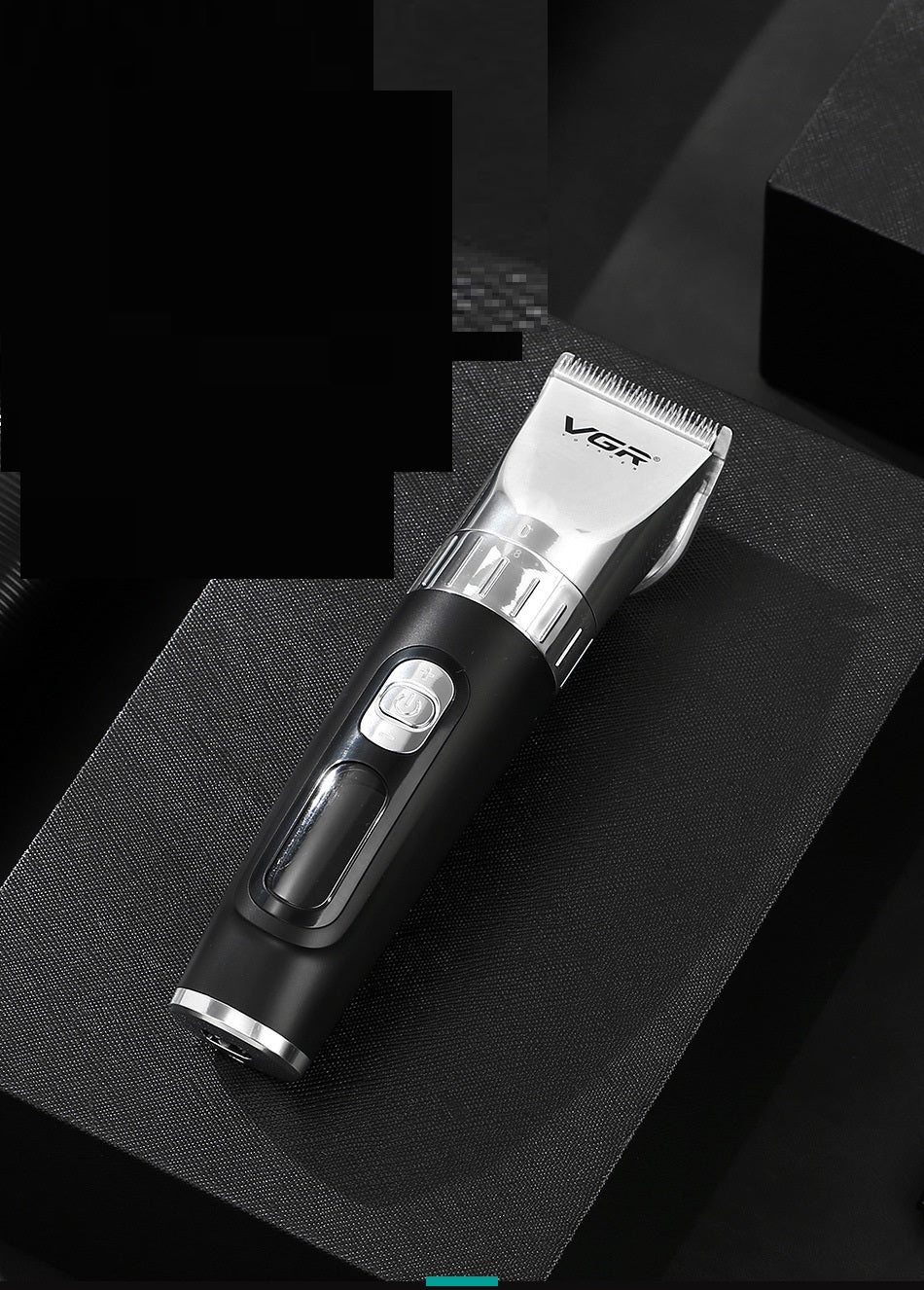 VGR Hair Salon Professional LCD Digital Display Electrical Hair Cutter