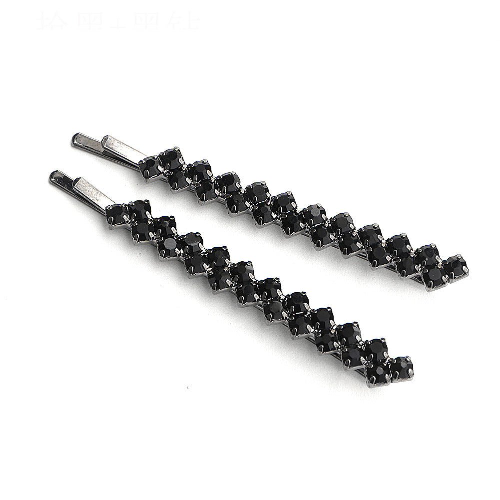 Ins Rhinestone Hairpin Headdress Women