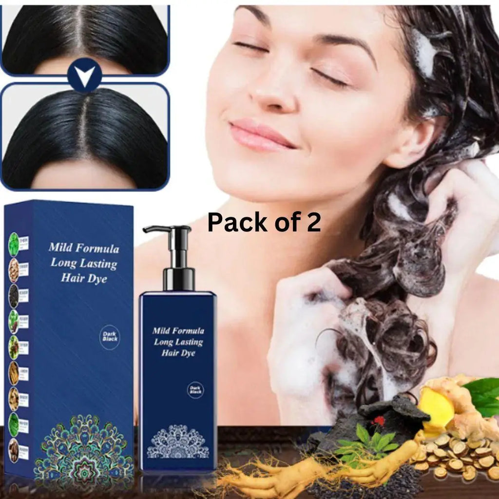 Mild Formula Long Lasting Hair Dye 100Ml (Pack Of 2)