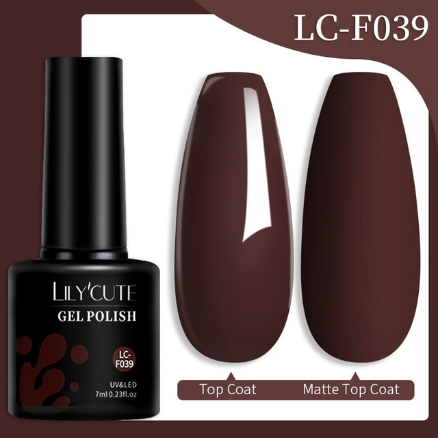 Lilycute Color Changing Thermal Gel Nail Polish Winter Purpl
