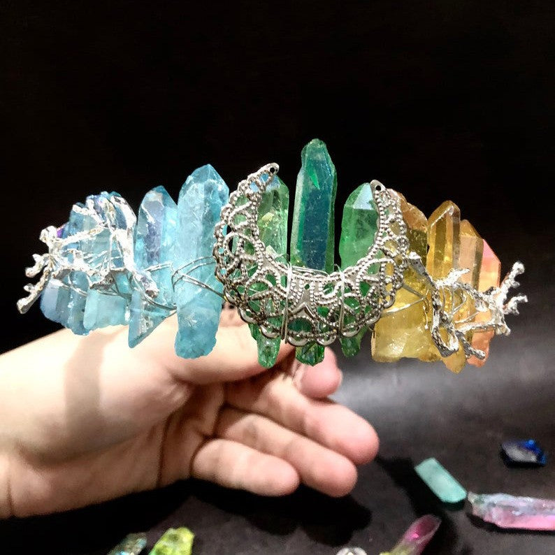 Festive Hair Comb On Moon Branch Hair Band