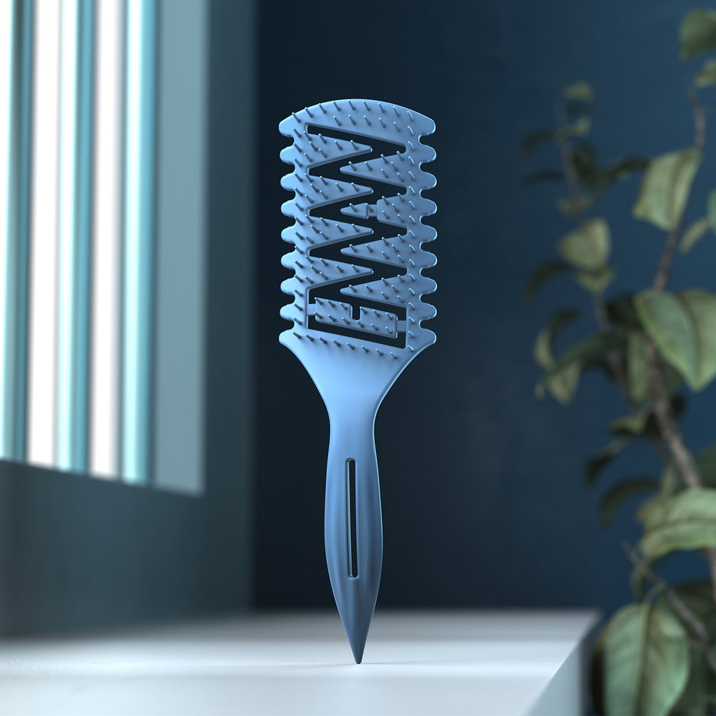 Long Handle Hollow Head Massage And Hairdressing Comb