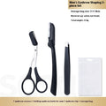 Eye-brow Knife Men's Scratch-resistant Suit With Comb