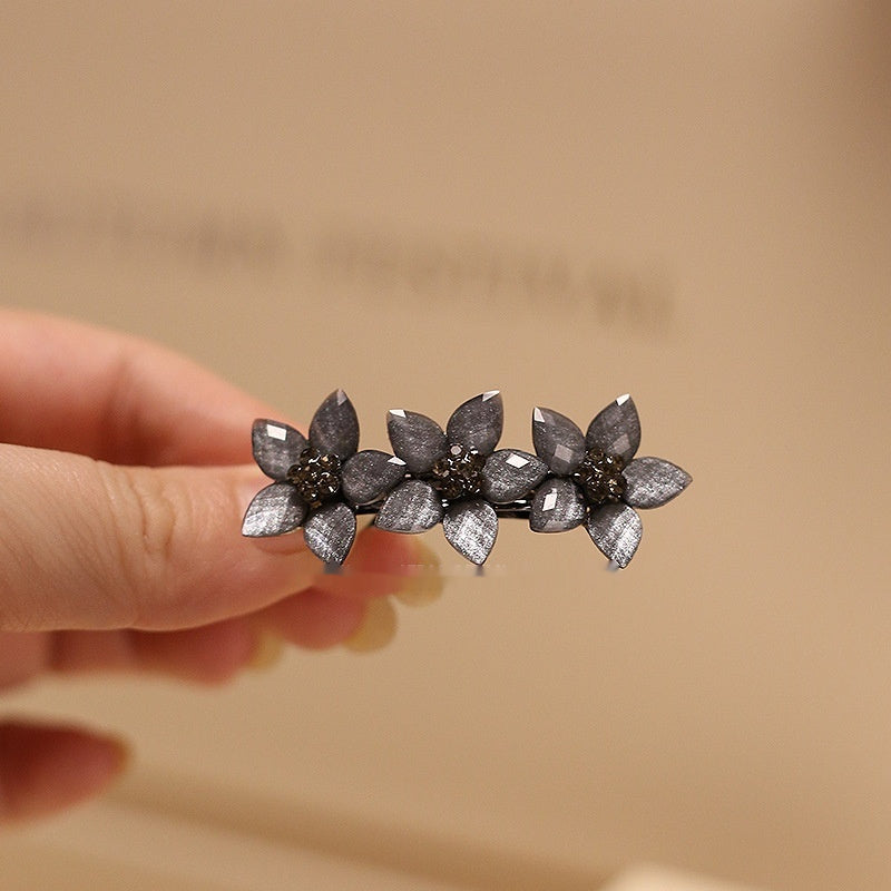 Retro Small Size Hairpin Headdress Resin Flowers