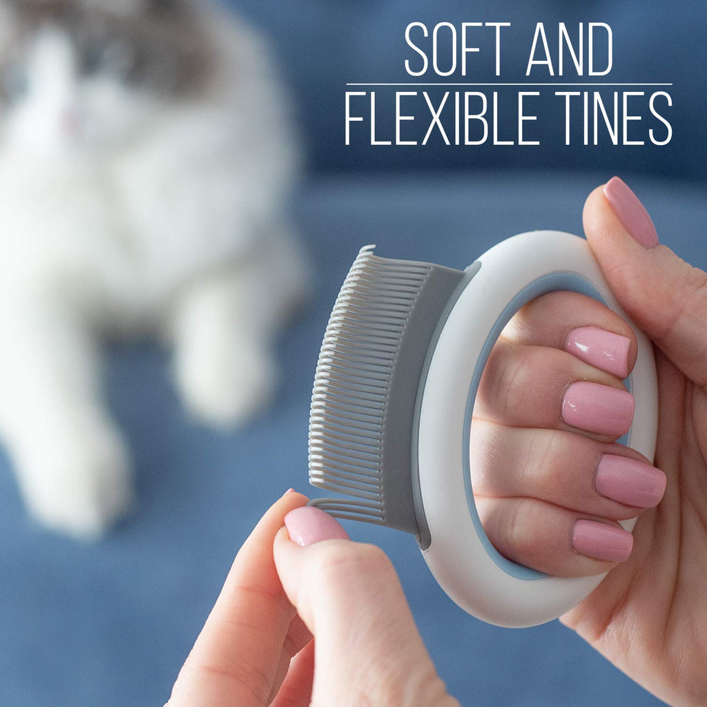 Pet Comb Effective Grooming Deshedding Dematting Tool For Your Cat's And Dog's Hair Problem