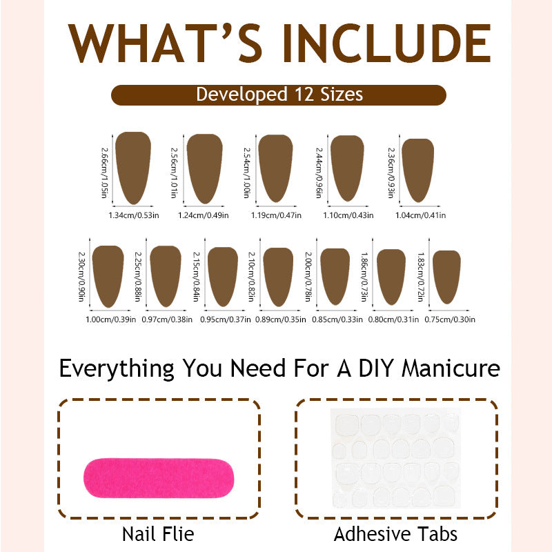 Red Cat Eye Nail Sticker Wear Nail Finished Product Removable