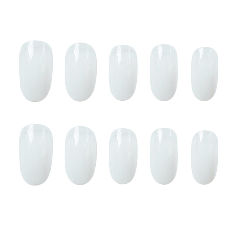 White gradient nail patch