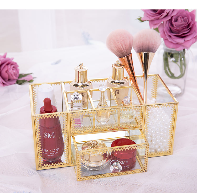 Skin care nail brush cosmetic storage bucket
