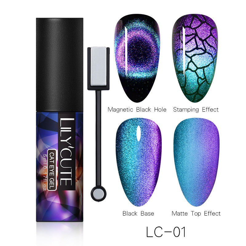 Lilycute Magic Wide Cat Eye Nail Polish