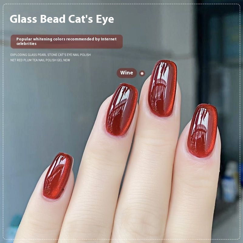 Miss Spesser New Micro Glass Bead Crystal Cat's Eye Gel Nail Polish