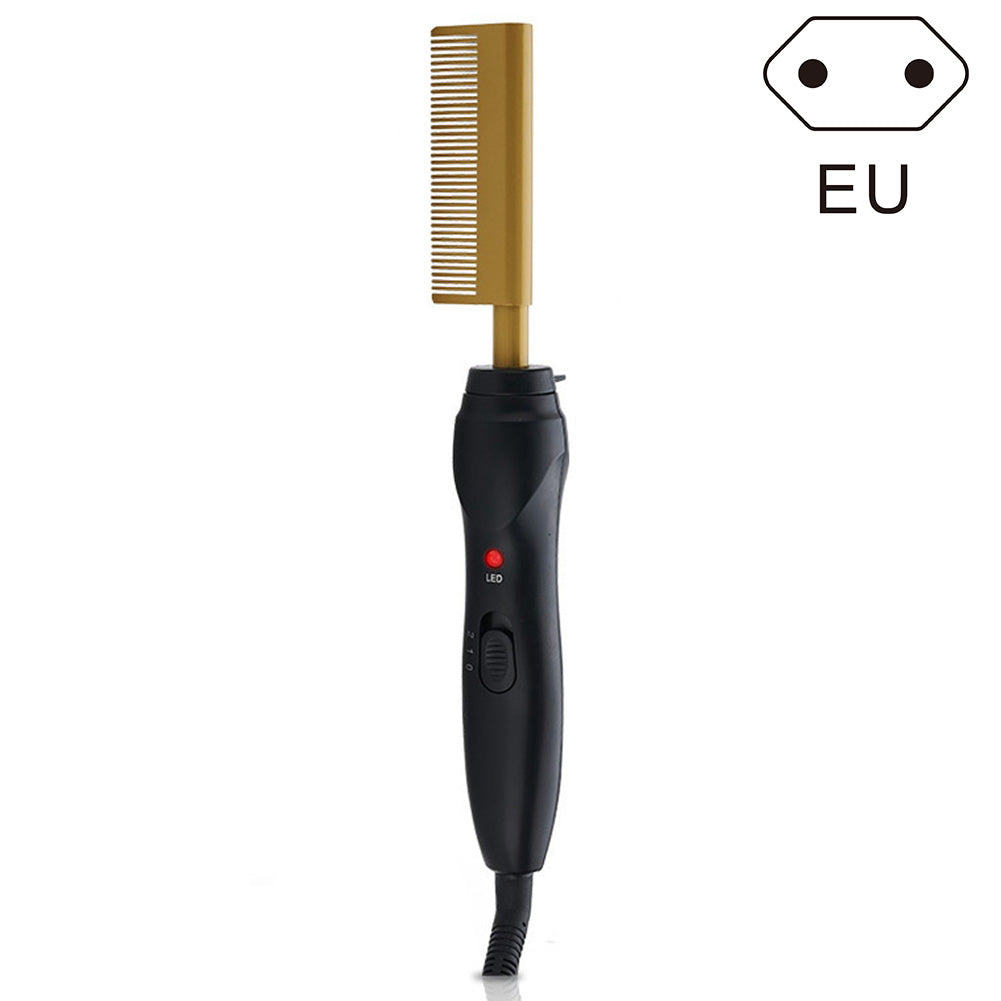 Multifunctional curling and straightening comb