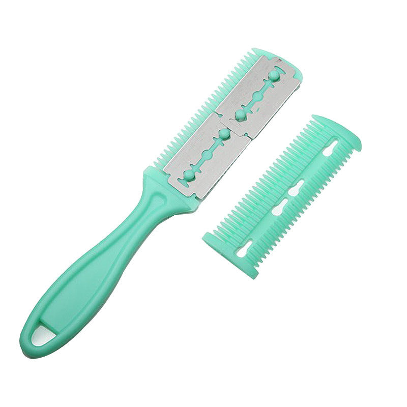 Double-sided Hair Cutting Comb + stainless steel double-sided blade
