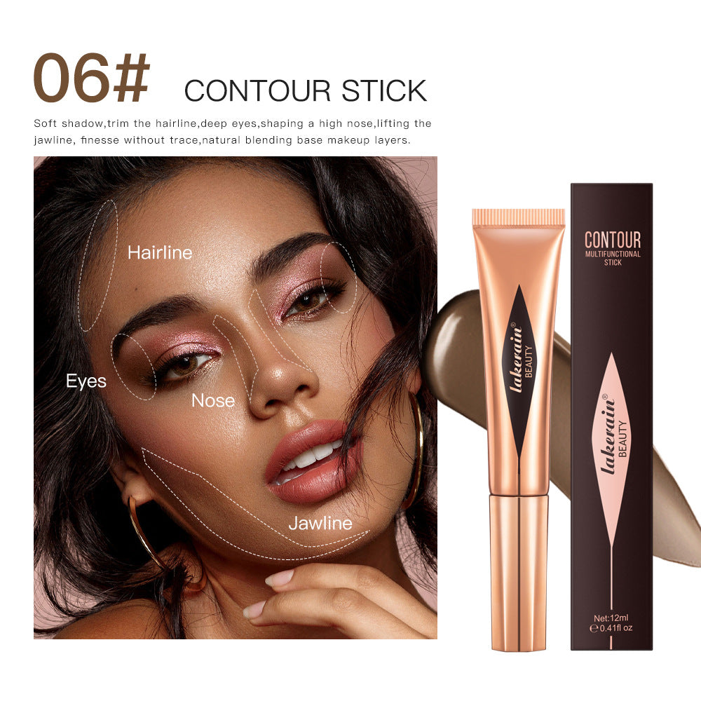 Lakerain Multifunctional Cosmetic Brush Blush Highlight Shading Pen