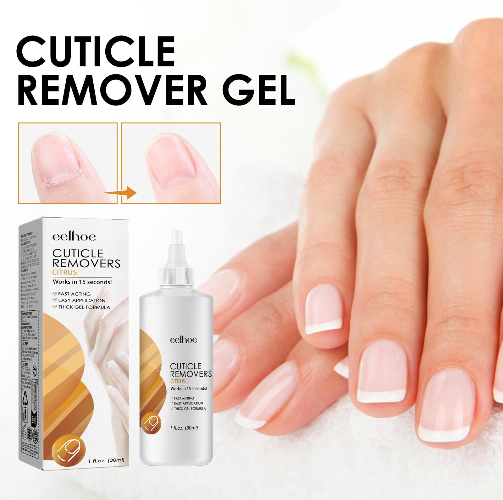 Eelhoe Repair Gray Nail Soft Nail Rotten Nail Dead Skin Moisturizing Care Solution
