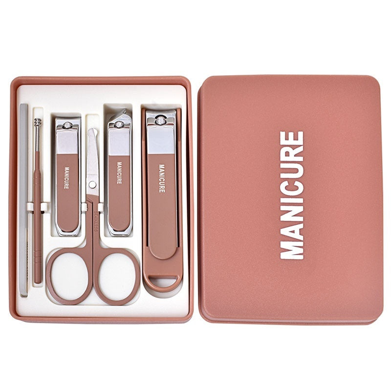 Nail Clippers Six-piece Set Anti-splash Large Opening