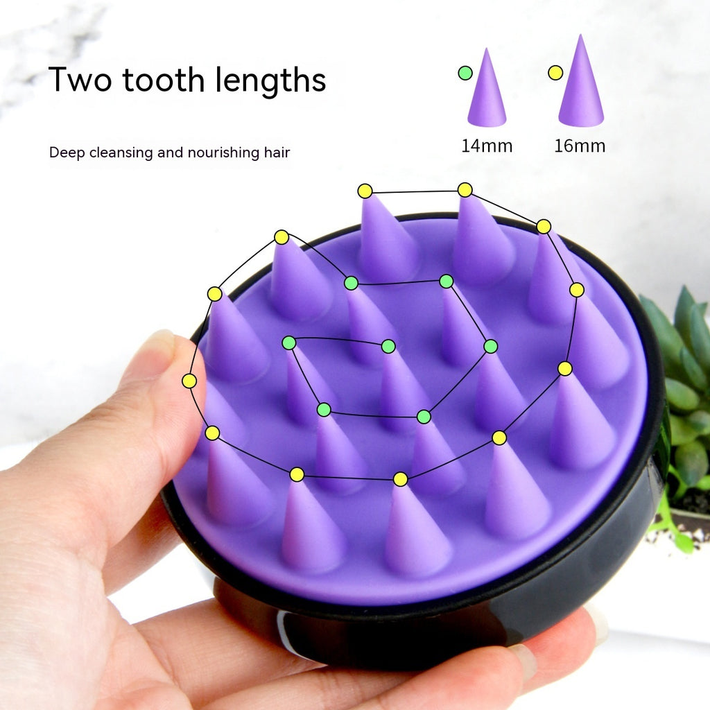 Head Massage Soft Silicone Shampoo Brush Comb Hair Tools