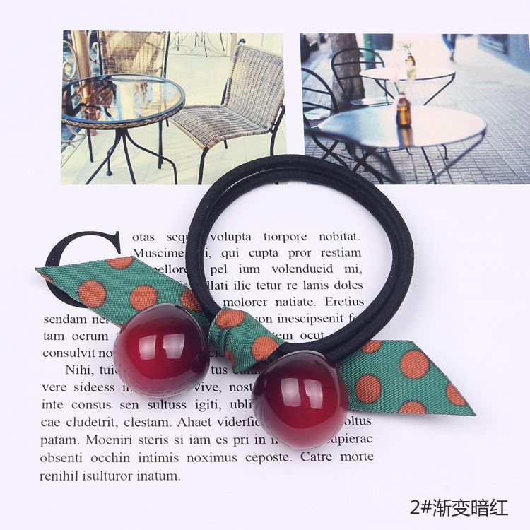Elastic rubber headband